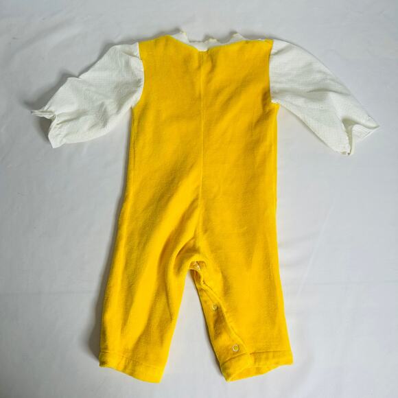 Vintage Yellow and White Kids Romper - Picture 7 of 7